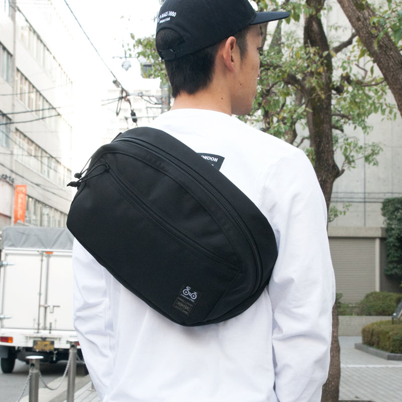 木梨サイクル×PORTER コラボワイドボディバッグ - ショルダーバッグ