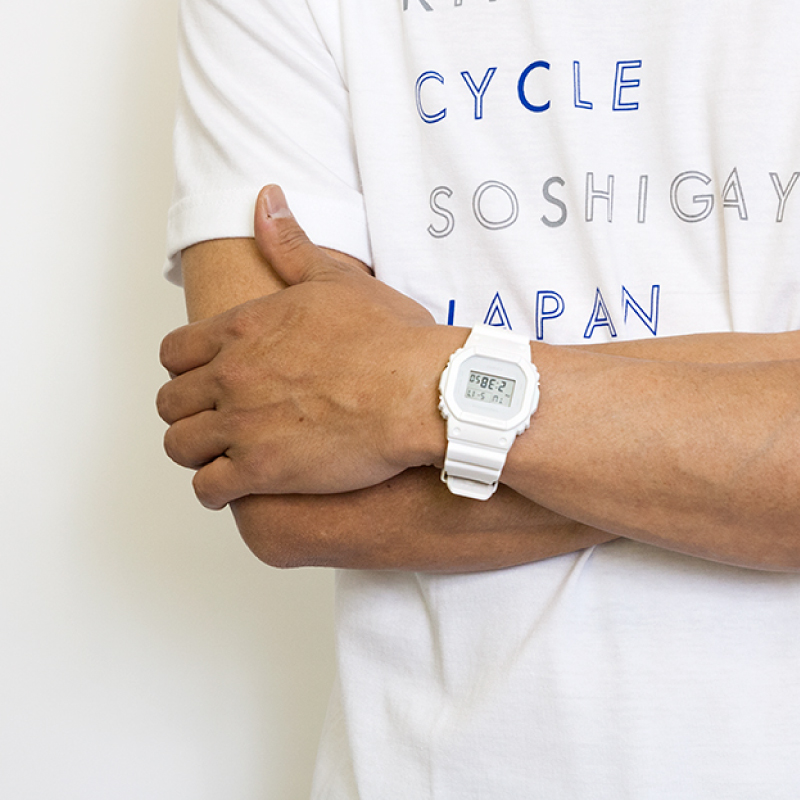 木梨サイクル✖️G-SHOCK コラボ腕時計 ホワイト-