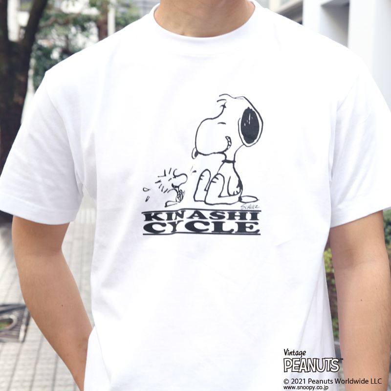 【新品未使用】木梨サイクル スヌーピーTシャツ デザインC ブラック S 完売